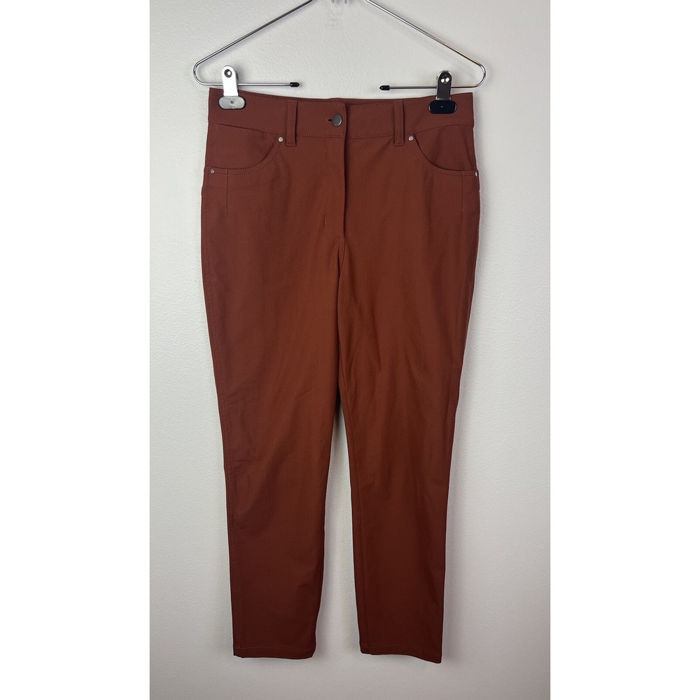 Lululemon City Sleek 5 Pocket 7/8 Ankle Women's Pants in Dark Terracotta Size 6